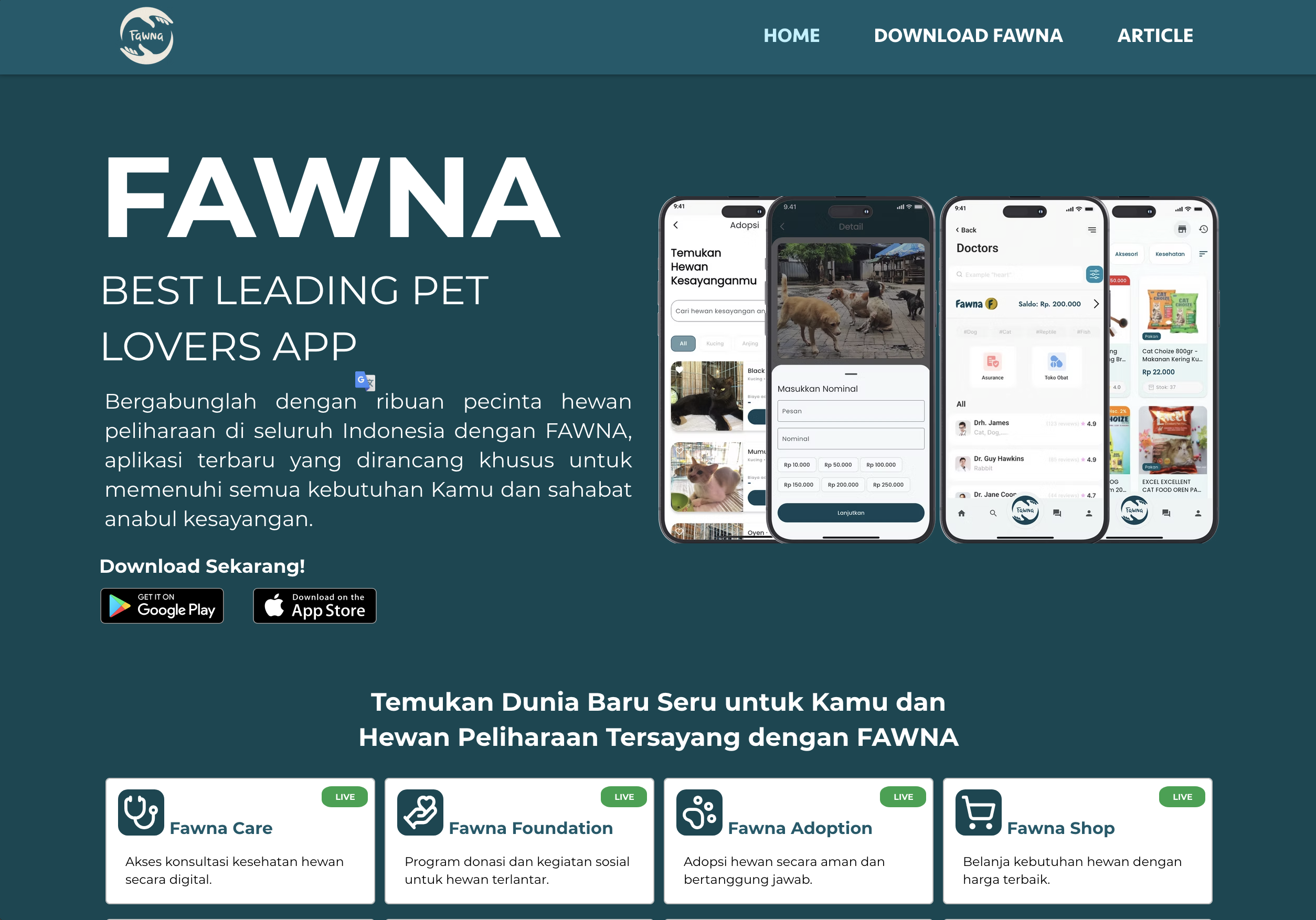 FAWNA WEB
